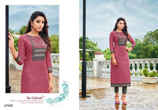 Kapil Trendz Kissmiss Ethnic Wear Wholesale Kurti Collection